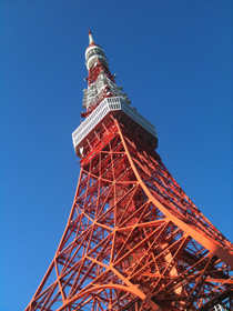 東京タワー 東京タワーのすぐ下(東側)から撮影(1)