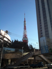 東京タワー 神谷町駅2番出口付近から撮影