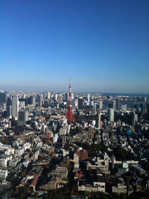 東京タワー 六本木ヒルズ展望台から(1)